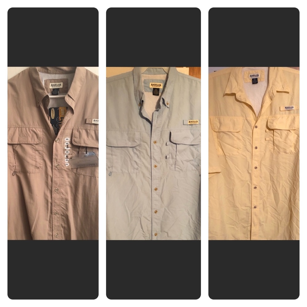 Magellan shirts. 4XL. Brand new condition.